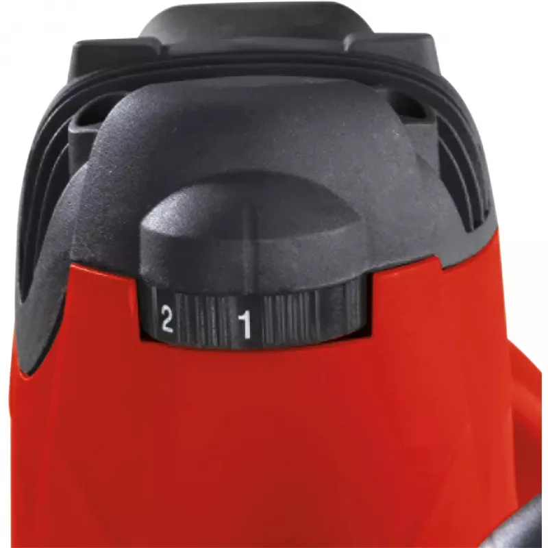 Einhell Oberfräse TE-RO 1255 E - 1200 W - Ø 6 und 8 mm - Drehzahlregelung - Parallelanschlag - Absaugadapter - inkl. Zubehör