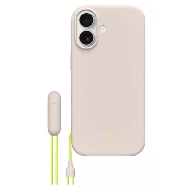 Apple Beats Etui iPhone 17 z podstawką, MagSafe i sterowaniem aparatem, Limestone, MGTL4LL/A