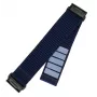 Zamienny sportowy pasek FIXED do Garmin QuickFit 22 mm — ciemnoniebieski nylon, 160–210 mm