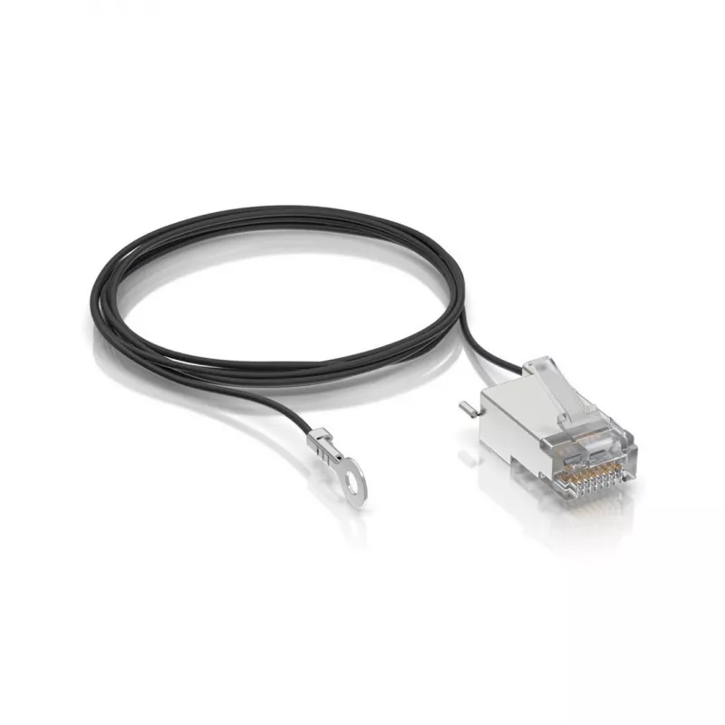 Kabel sieciowy Ubiquiti UISP-CONNECTOR-GND 1 m RJ-45 Czarny