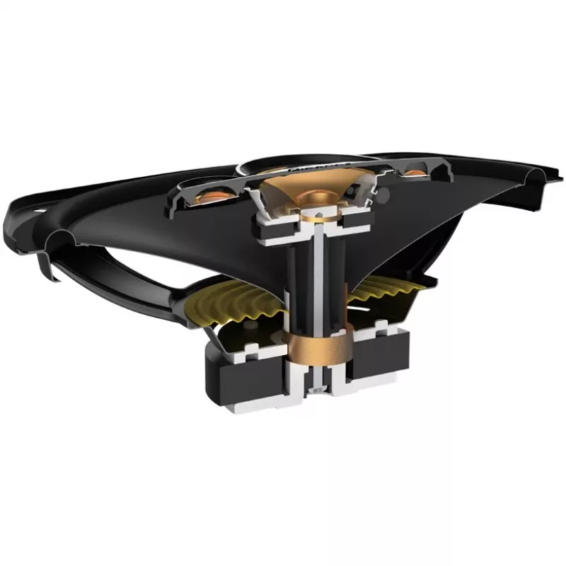 Pioneer TS-A6971F. Lautsprechertyp: 4-Wege, Spitzenstrom: 600 W, Bemessungsleistung: 100 W. Montagetiefe: 20,3 cm, Woofer-Größe (B x H): 152,4 x 228,6
