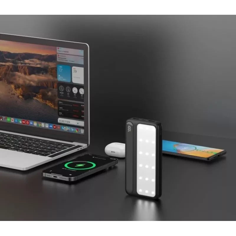Przenośny powerbank P20 LCDPD LAMP 20000 mAh