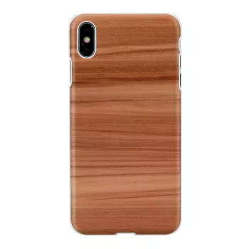 Etui na smartfona man and wood do iPhone XS Max — Cappuccino biały