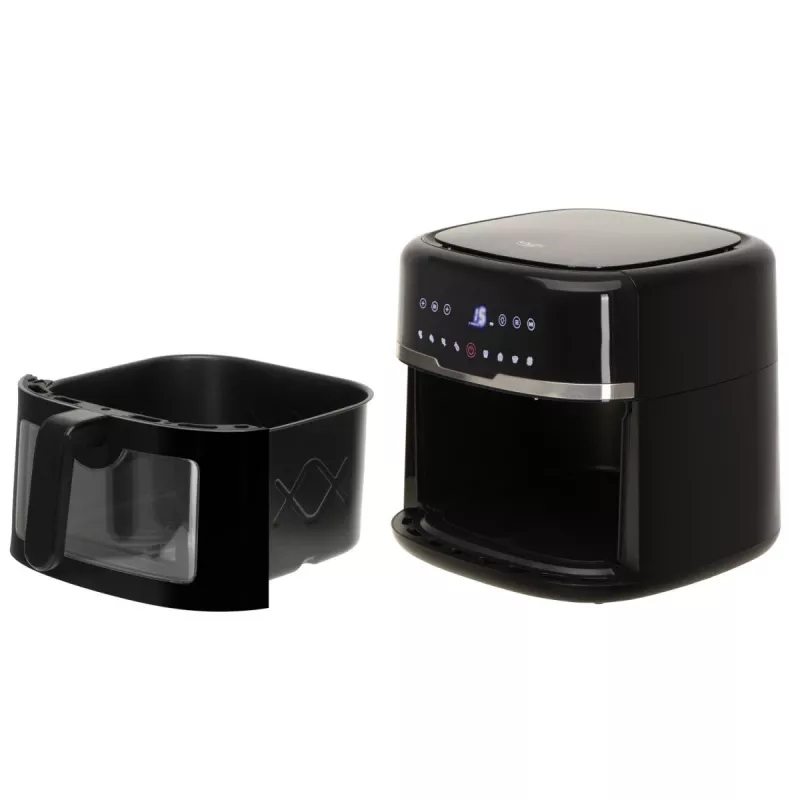Adler AD 6318 frytkownica beztłuszczowa, 8 l, 2500 W, wyświetlacz LCD, 9 programów, czarna