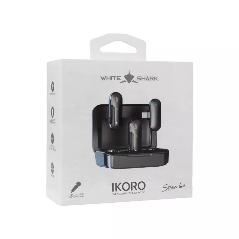 White Shark DSM-05 Ikoro Czarno-szara ergonomiczna konstrukcja