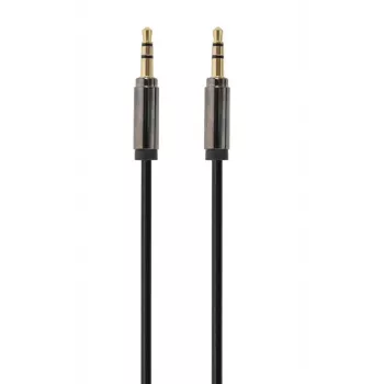 Gembird Kabel CCAP-444-0.75M (Mini Jack M - Mini Jack M, 0,75m, Kolor Czarny) Kabel Audio 3.5mm Czarny (CCAP-444-0.75M)