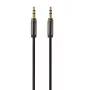 Gembird Kabel CCAP-444-0.75M (Mini Jack M - Mini Jack M, 0,75m, Kolor Czarny) Kabel Audio 3.5mm Czarny (CCAP-444-0.75M)