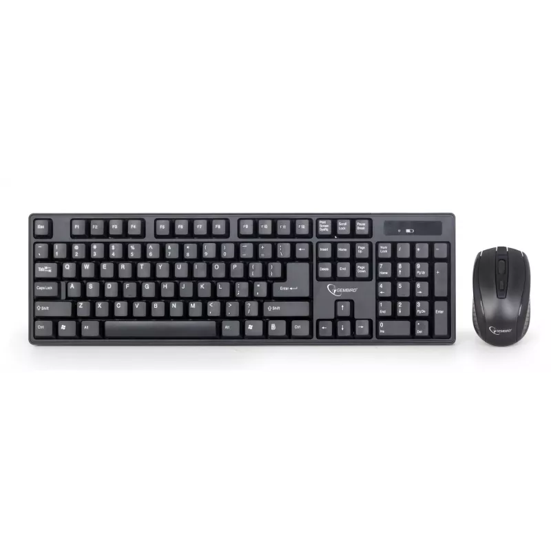 Zestaw klawiatura + mysz czarny/bezprzewodowy