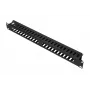 Panel do zarządzania kablami Extralink kabel MANAGER WITH METAL COVER Czarny Metal 48,3 cm