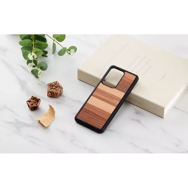 Etui ochronne na telefon man and wood Galaxy S20 Ultra — wykończenie czarne drewno