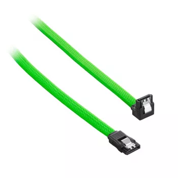 Kabel ModMesh Right Angle SATA 3 30 cm - jasnozielony - kabel - cyfrowy/danych (CM-CAB-RSAT-N30KLG-R)
