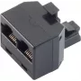 Łącznik przewodowy ShiverPeaks BS71230-6 3xRJ-12 Czarny
