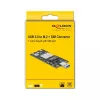Delock 63166 Konwerter USB 3.0 Typ-A na M.2 Key B z gniazdem SIM