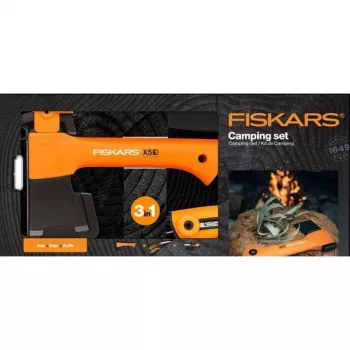 SIEKIERA FISKARS HATCHET X5 - XXS + NÓŻ + PIŁA