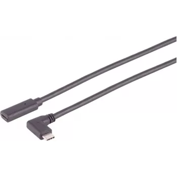 Kabel USB S/CONN 13-54155 USB 3.2 Gen 2x2 USB C Szary 20 Gbit/s