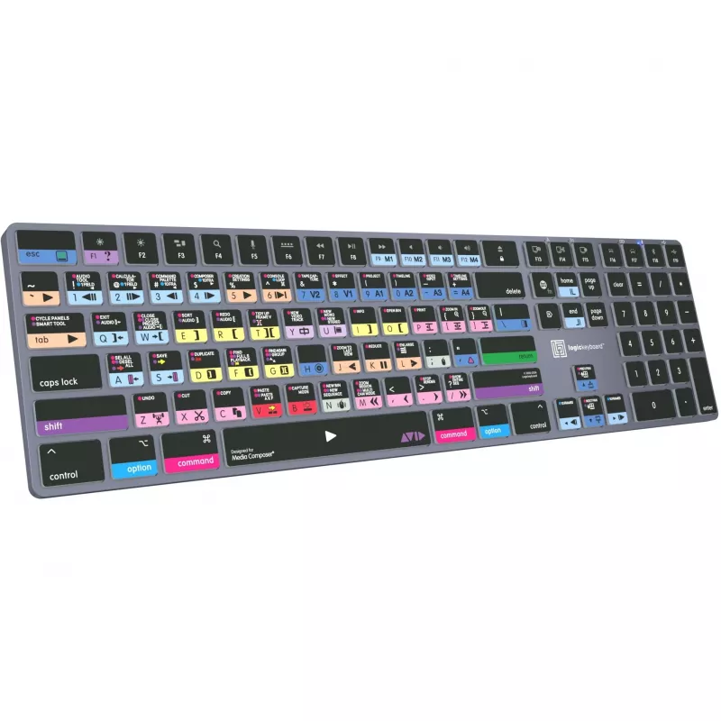 Logickeyboard Avid Media Composer - Pro Titan UK Mac - Klawiatura - QWERTY