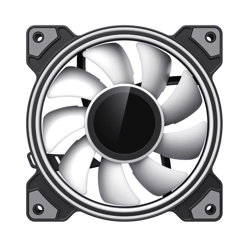 Gamemax | Wentylator obudowy | DUAL RING INFINITY | Czarny
