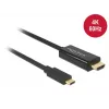 Kabel wideo DeLOCK 85291 USB Type-C HDMI 2 m Czarny
