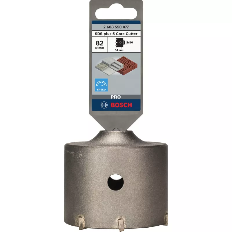 PRO SDS plus-5 wiertło koronowe udarowe, Ø 82 mm