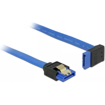 Kabel SATA DeLOCK 84995 0,2 m SATA 7-pin Czarny Niebieski