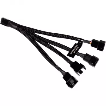 Kabel rozgałęźny RGB Alphacool 18682 Czarny Plastik 150mm