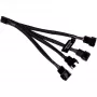 Kabel rozgałęźny RGB Alphacool 18682 Czarny Plastik 150mm