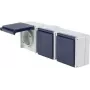 as - Schwabe 62464 Gniazdo natynkowe IP54 szary (62464)