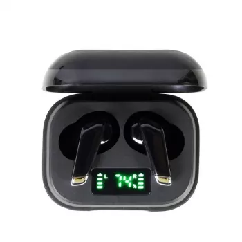 ZESTAW SŁUCHAWKOWY BLUETOOTH DOUSZNY/TWS CZARNY FITEAR-X300B GEMBIRD