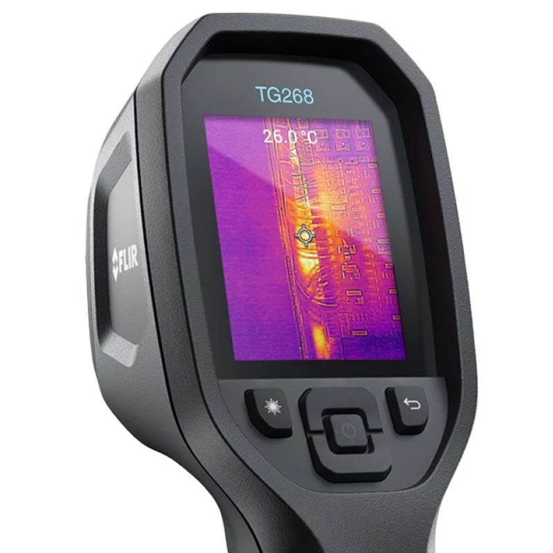 FLIR TG268 Termometr na podczerwień -25 do +400°C Czarny wbudowany wyświetlacz LCD 320 x 240 pikseli
