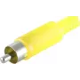 Złącze RCA ShiverPeaks BS51400-Y Żółty Męski