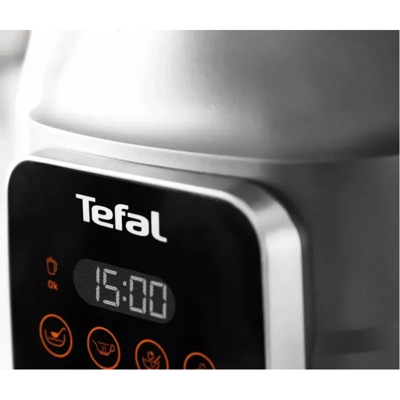 Blender stołowy Tefal BL985A31 — 1300 W, szklany dzbanek 1,75 L + dzbanek Tritan 2 L, 6-skrzydłowe ostrza ze stali nierdzewnej Trip'Ax, blendowanie próżniowe