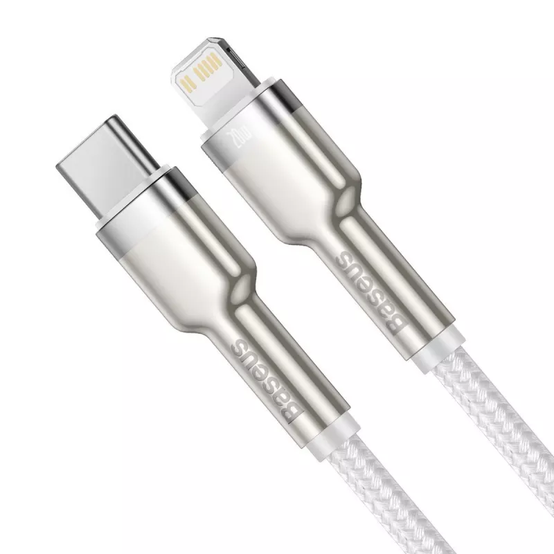 Baseus Cafule kabel 2m Lightning do USB C Szybkie ładowanie i transfer danych
