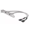 Kabel wspornika gniazda USB Digitus AK-300301-002-E