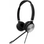 Yealink YHS36 E2 Dual 1308231 Zestaw słuchawkowy – binauralny – QD-to-RJ9 – redukcja szumów – HD-Wideband – skórzane nauszniki – czarny