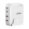 Ładowarka biurkowa Unitek P1228AWH01-EU 70W 2×USB-A 2×USB-C