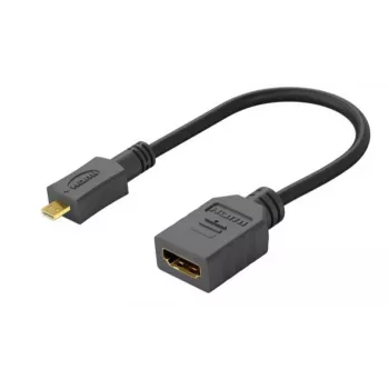Microconnect HDM19F19MMC przejściówka/adapter kablowa HDMI Typ D (Micro) HDMI Czarny