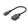 Microconnect HDM19F19MMC przejściówka/adapter kablowa HDMI Typ D (Micro) HDMI Czarny