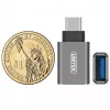 UNITEK Y-A025CGY przejściówka/adapter interfejsu USB Type-C na USB Type-A, metaliczny