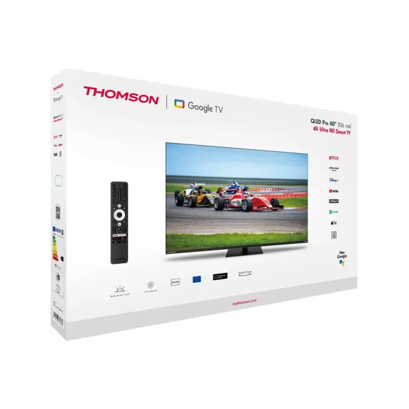 Thomson 50QG7C14 TV 127 cm (50) 4K Ultra HD Smart TV Wi-Fi Czarny