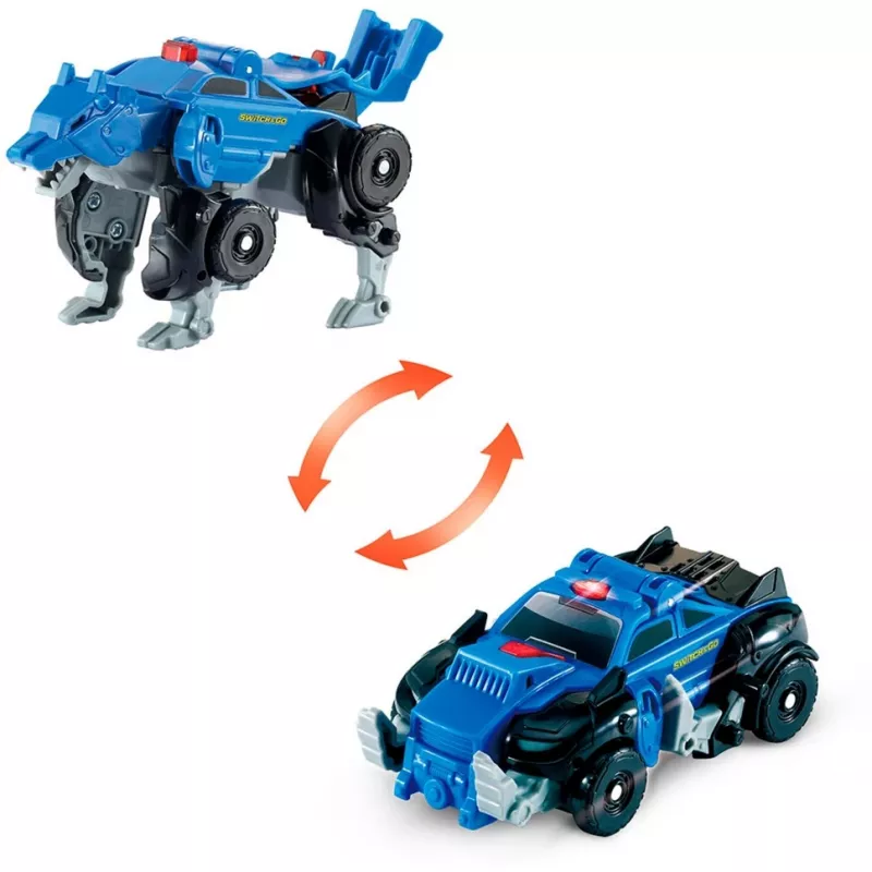 Switch & Go Dinos - OneClick-Mini-Wolf, Figurka do zabawy