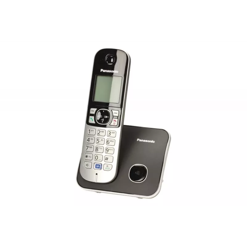 Telefon DECT Panasonic KX-TG6811 z identyfikacją rozmówcy, czarny
