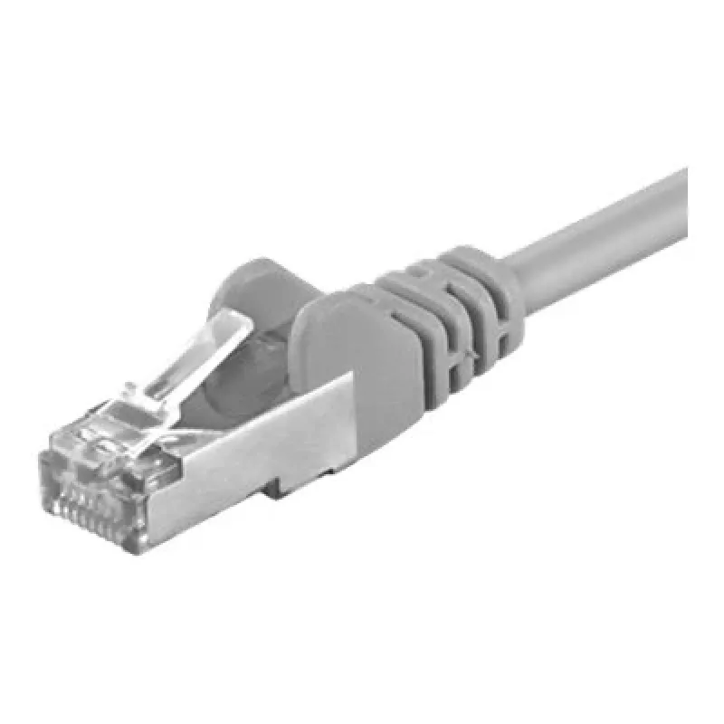 Kabel sieciowy GOOBAY CAT 5e F/UTP patchcord RJ-45 na RJ-45 10 m szary