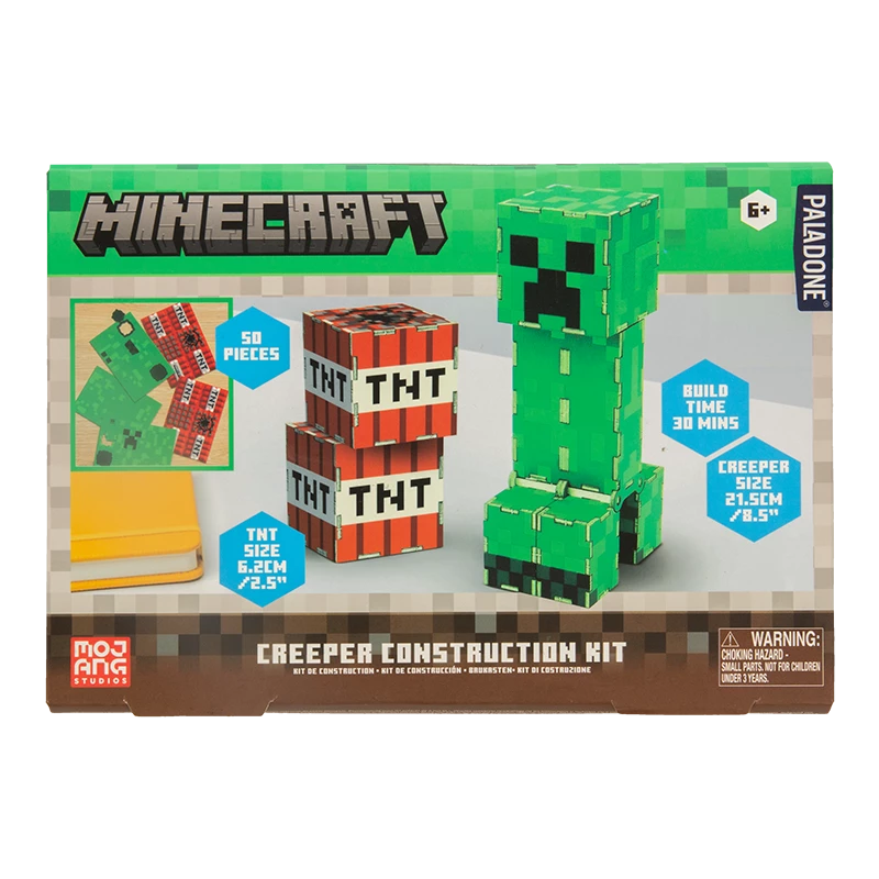 Zestaw konstrukcyjny Paladone Minecraft Creeper – zestaw do zbudowania figurki Creepera