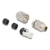 Złącze przewodowe DeLOCK 86032 M12 LSA 2 cm srebrne