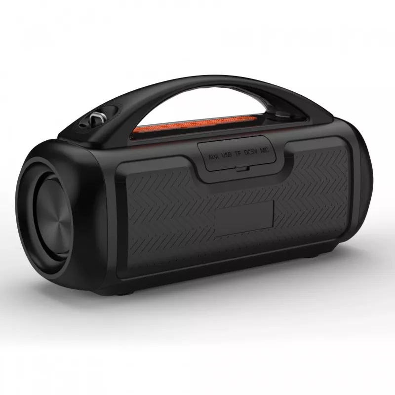 Głośnik przenośny MEDIA-TECH MT3184 — Bluetooth 5.3, 60W RMS, IPX5, akumulator litowo-jonowy 16h, ładowanie USB-C, MicroSD, TWS, mikrofon, pilot