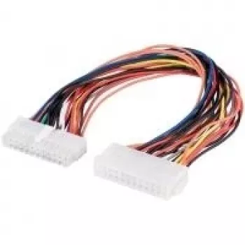 Wentronic Goobay Wewnętrzny kabel zasilający PC, 0,3 m - wtyk 24-pin > złącze 24-pin (93239)