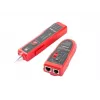 LANBERG tester sieciowy NT-0501 — obsługa RJ-11/RJ-12/RJ-45, maks. długość 250 m, wbudowana bateria, wskaźniki LED, czarny