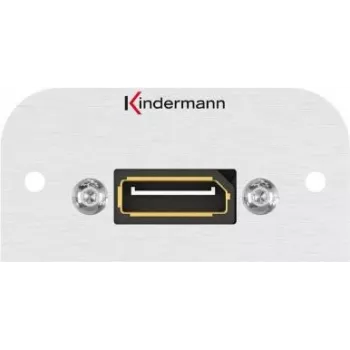 Kindermann 7441000588 Gniazdo DisplayPort Aluminium (7441000588)