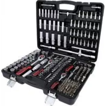 Zestaw kluczy nasadowych ks tools 917.0255 — 255-elementowy zestaw kluczy i akcesoriów 1/4 cala, 3/8 cala, 1/2 cala