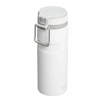 Butelka termiczna STANLEY Iceflow do codziennego użytku 470 ml, stal nierdzewna, nakrętka typu flip, biały